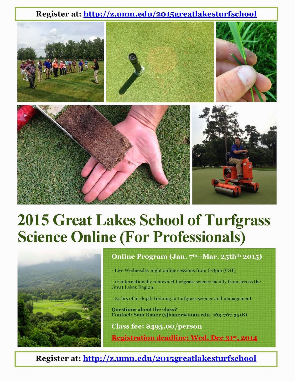 2015 Great Lakes School Of Turfgrass Science Online For Professionals